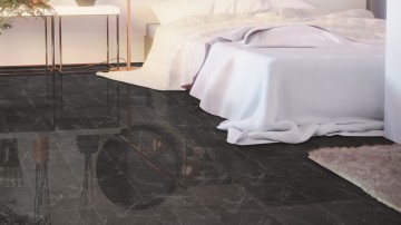 Falquon d2909 botticino classico dark hoogglans tegel laminaat